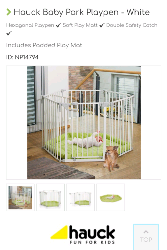 hauck babypark playpen